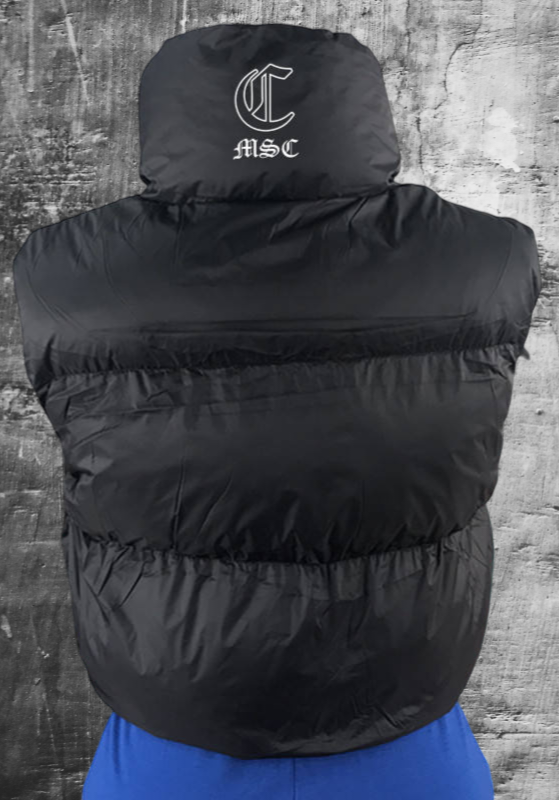 MSC Avenue cropped puffer vest