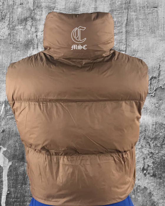 MSC Avenue cropped puffer vest