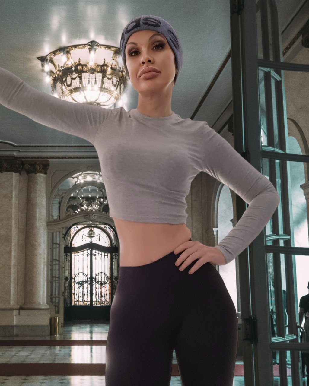 Zara invisible scrunch leggings v.001  (MIDNIGHT)
