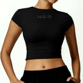 BELLA crop baby T (onyx)