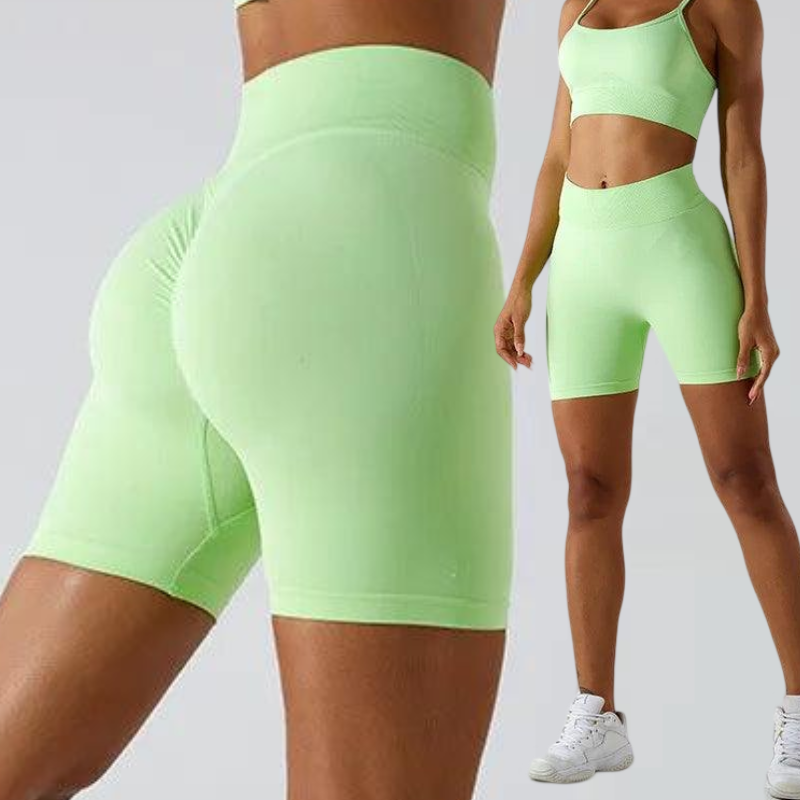 AMANI Contour shorts  (lime green)
