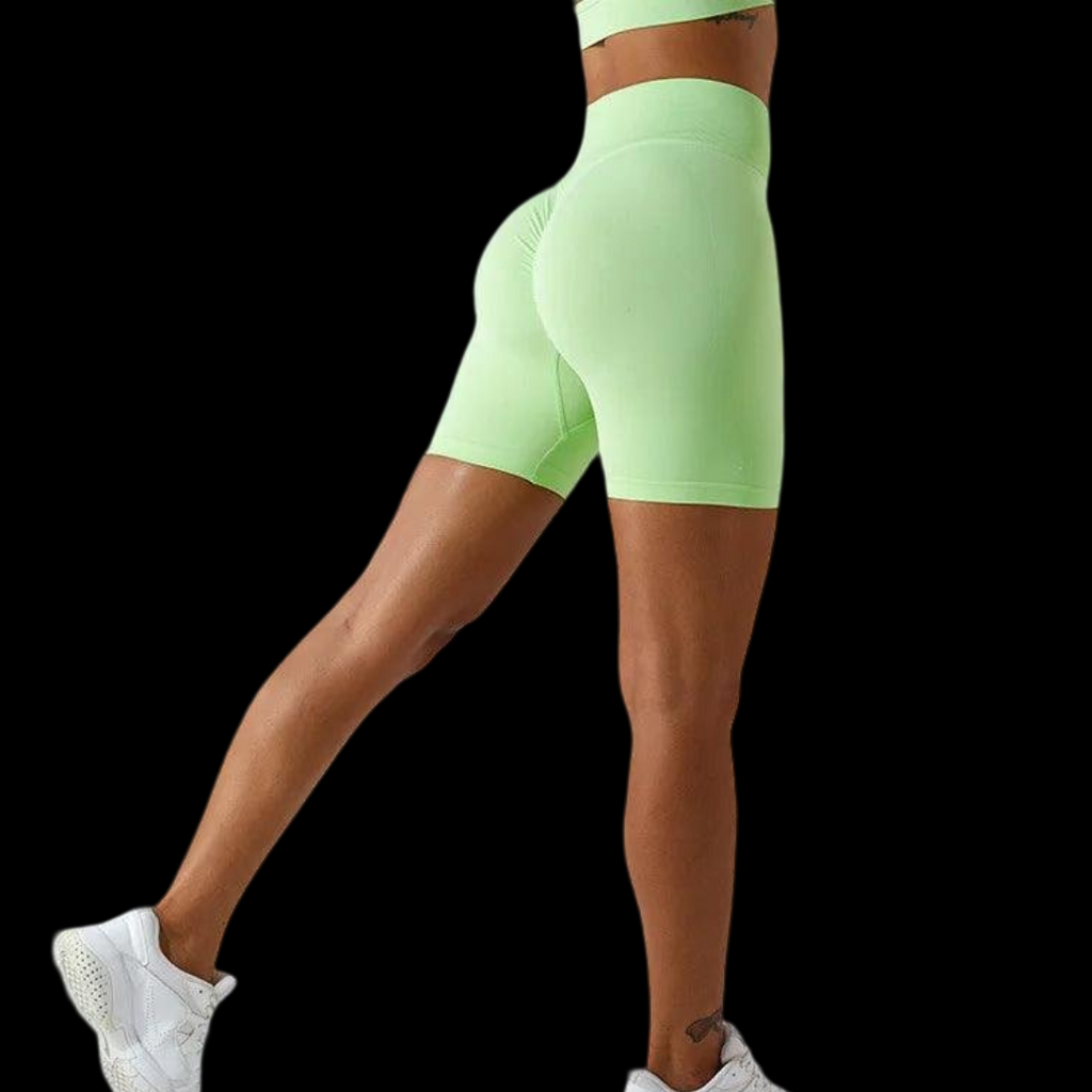AMANI Contour shorts  (lime green)