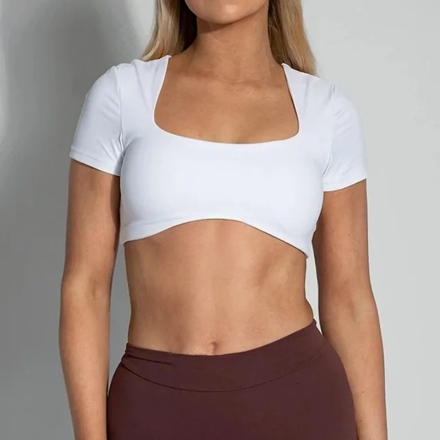 NOVA CROP TEE (snow white)