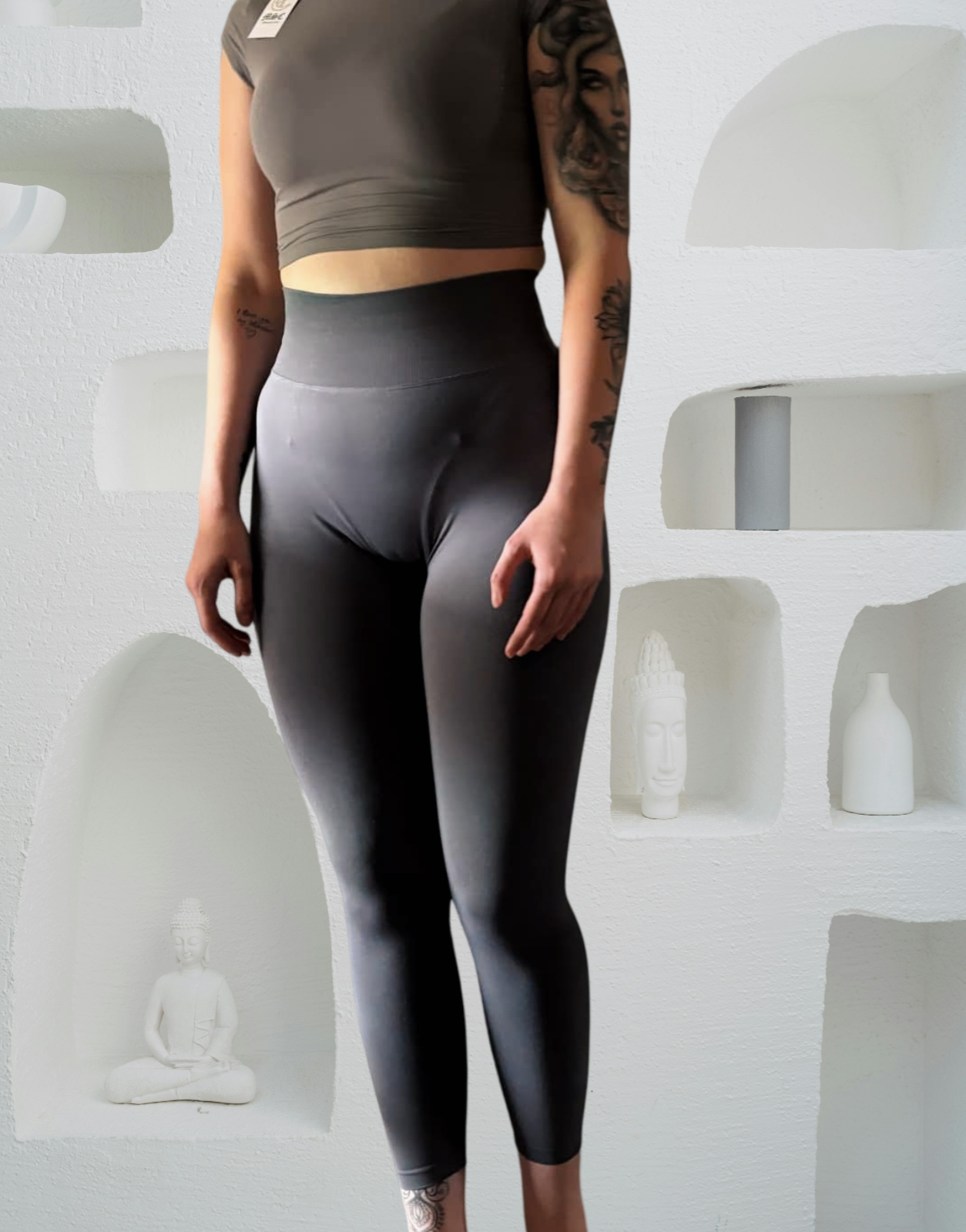 EMPIRE SCULPT legging (CHARCOAL)