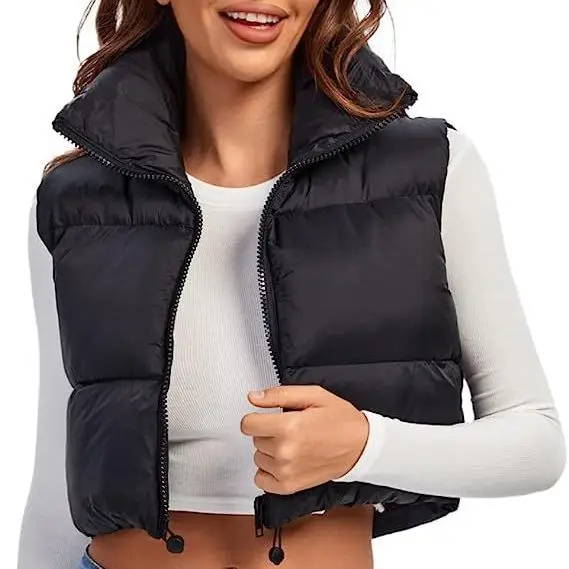 MSC Avenue cropped puffer vest