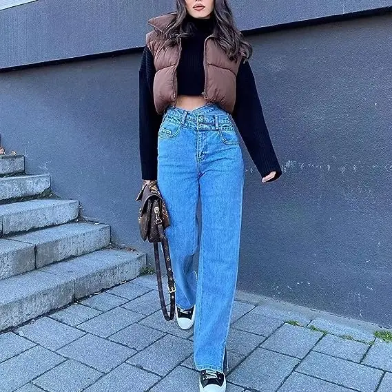 MSC Avenue cropped puffer vest