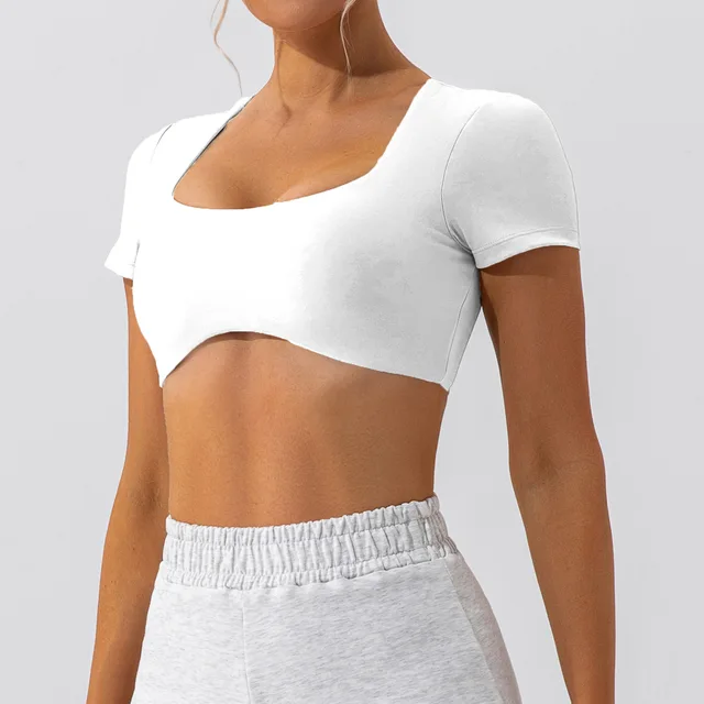 NOVA CROP TEE (snow white)