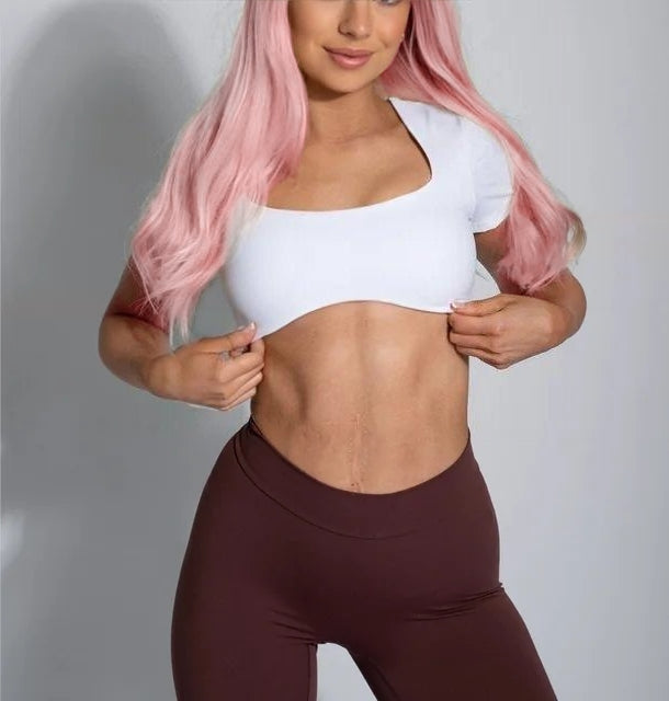 NOVA CROP TEE (snow white)