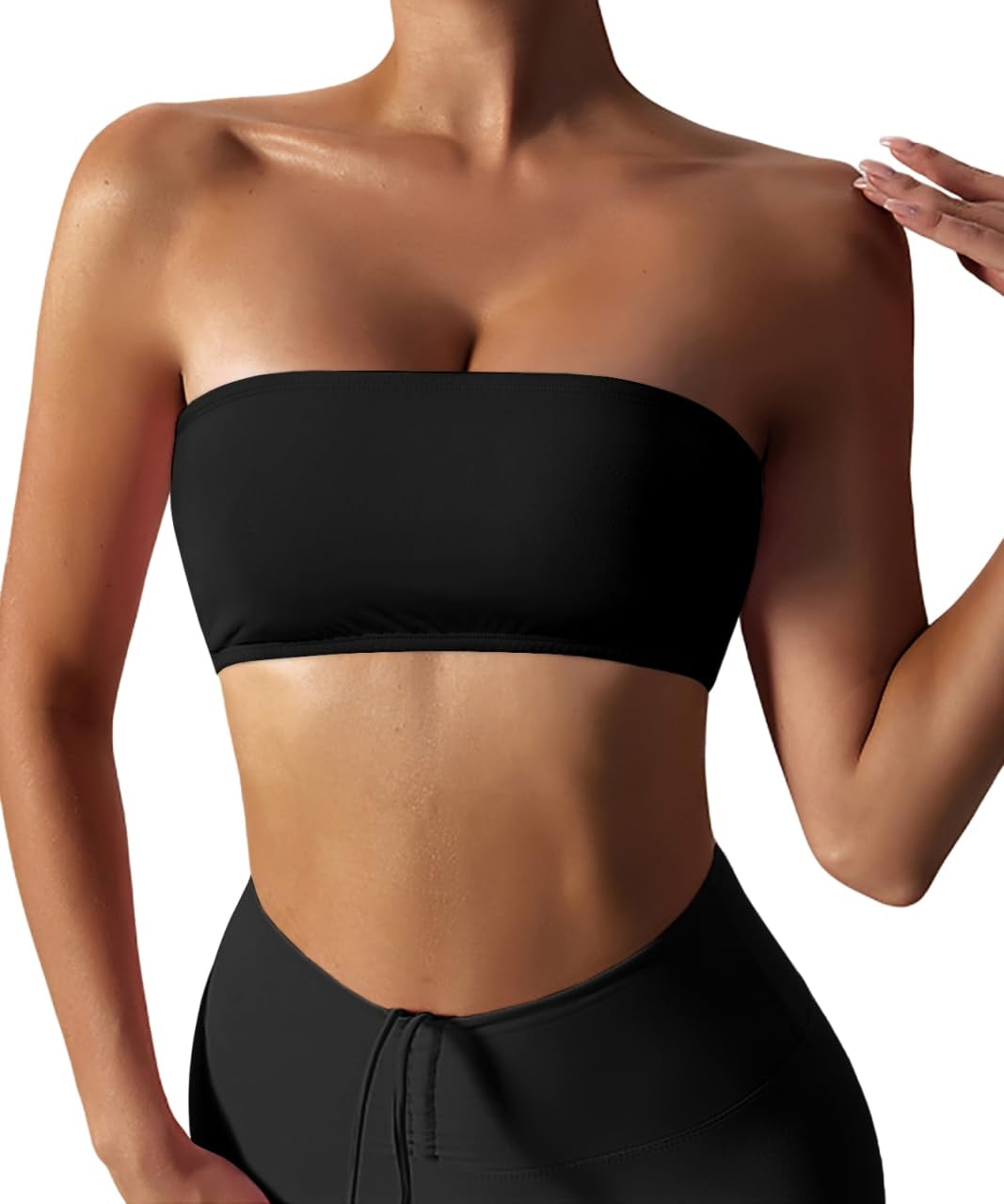 THIA bandeau crop (MIDNIGHT)