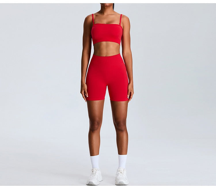 AMANI Contour shorts  (chilli red)