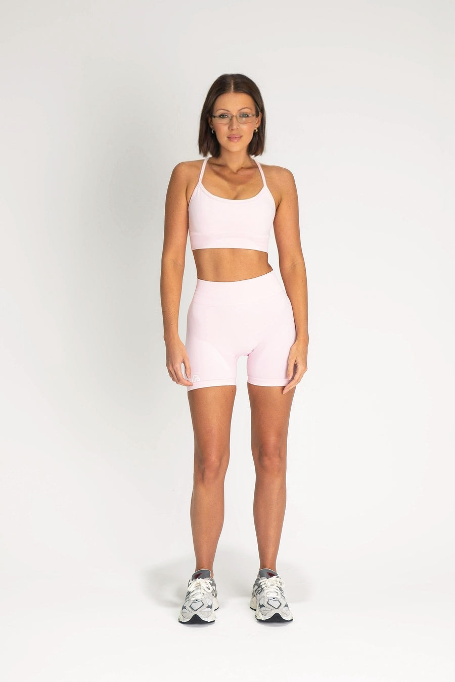 AMANI Contour shorts  (Baby pink)