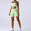 AMANI Contour shorts  (lime green)