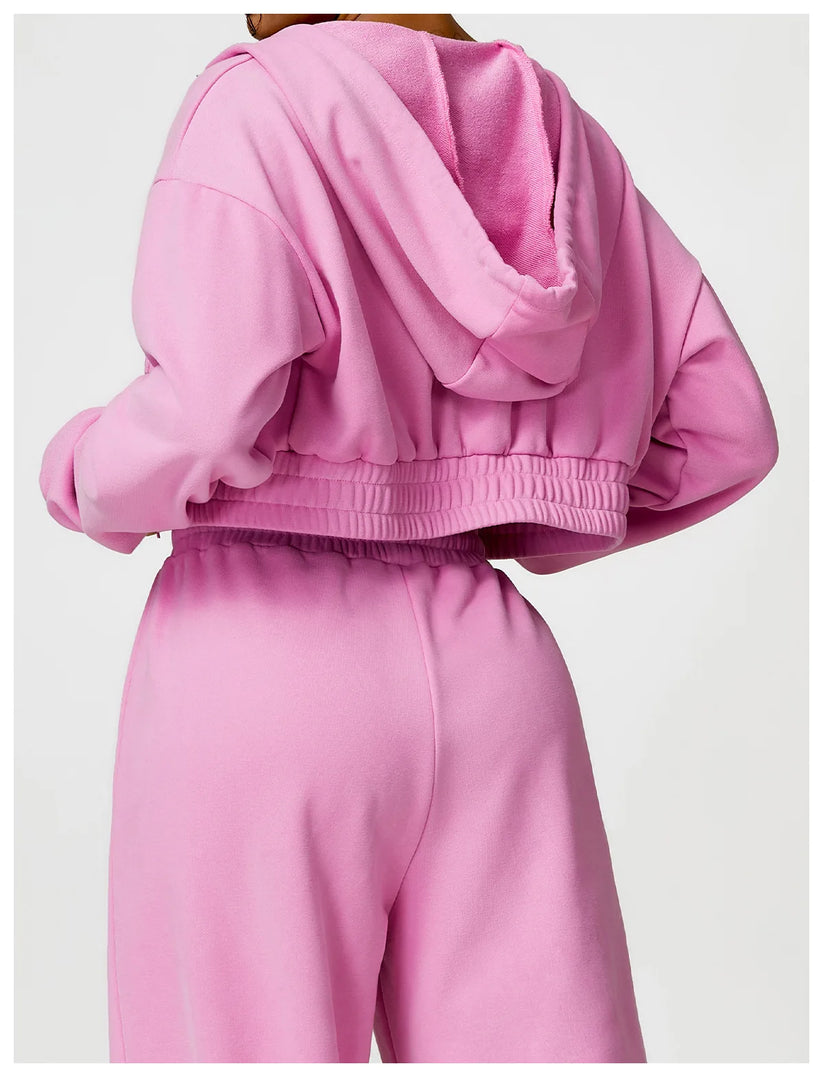 ZARA CROPPED HOODIE