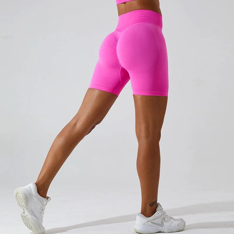 AMANI Contour shorts  (hot pink)