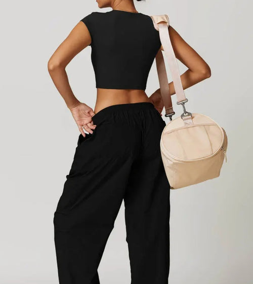 BELLA crop baby T (onyx)