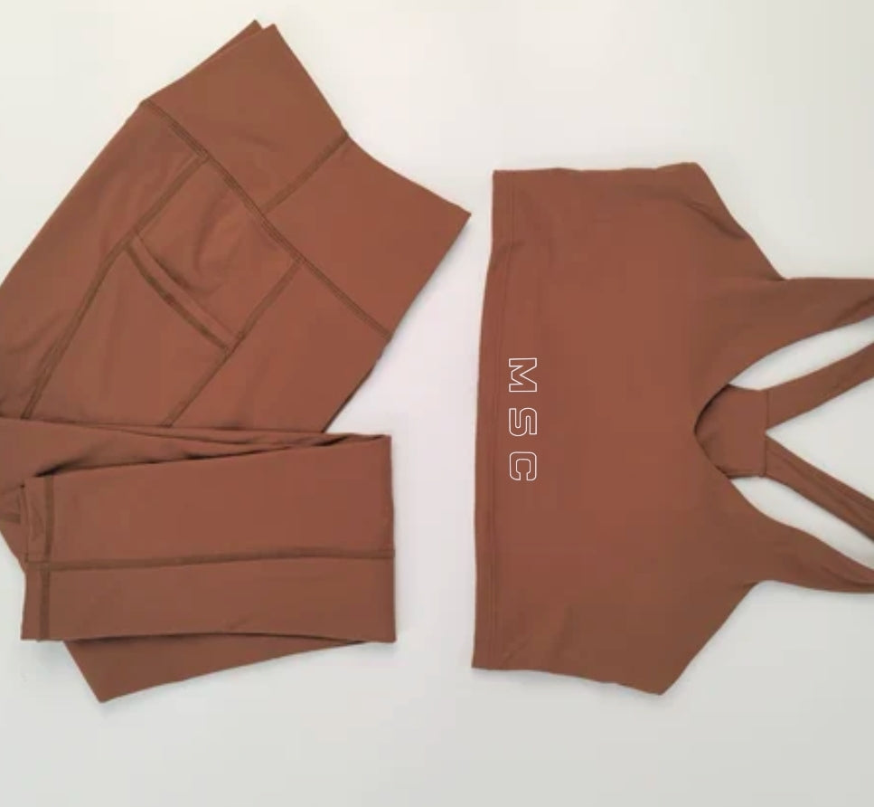 ANNIE leggings & ANNIE crop (PRE-ORDER)   2 PIECE SET.