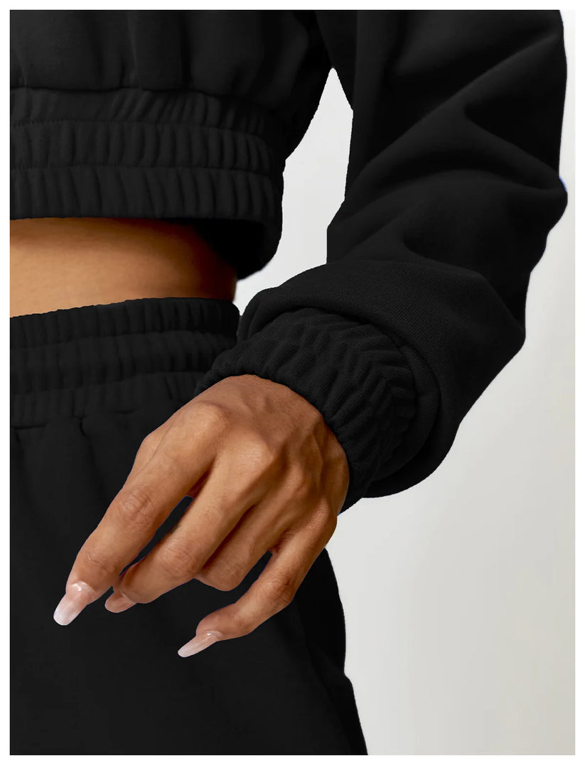 ZARA CROPPED HOODIE
