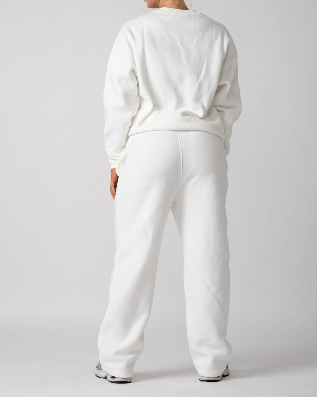 OMI straight leg track pants (ivory snow)