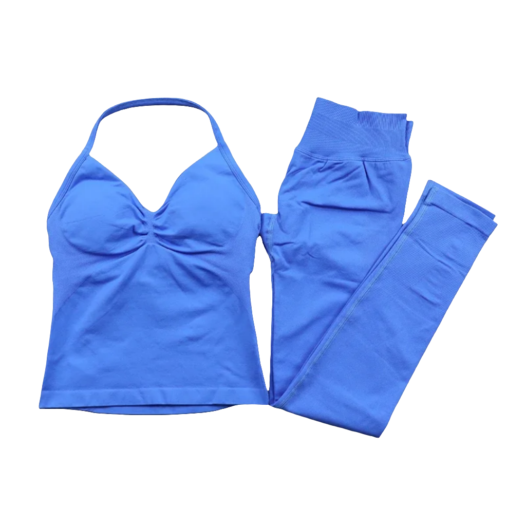 MSC IMIRI CORE sculpt strap tank top. (EXOTIC BLUE)