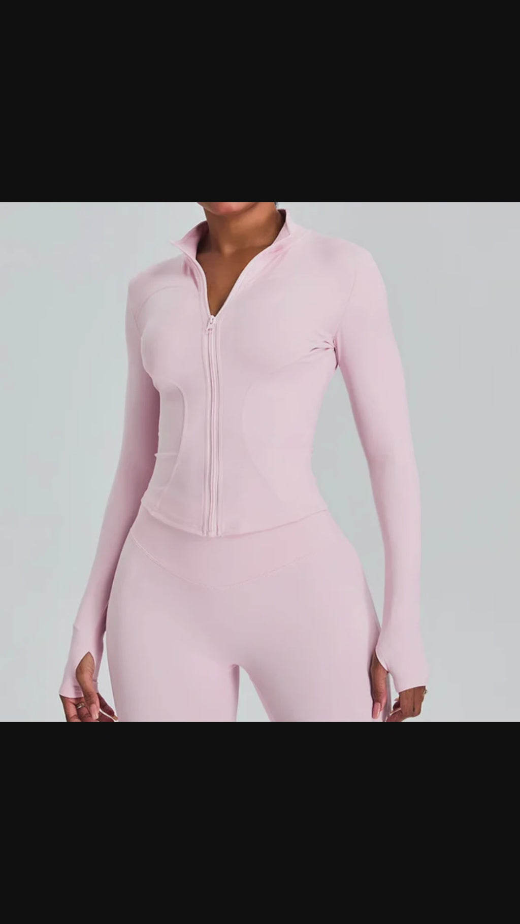 MSC LUNA sculpt zip-up ( blackout )