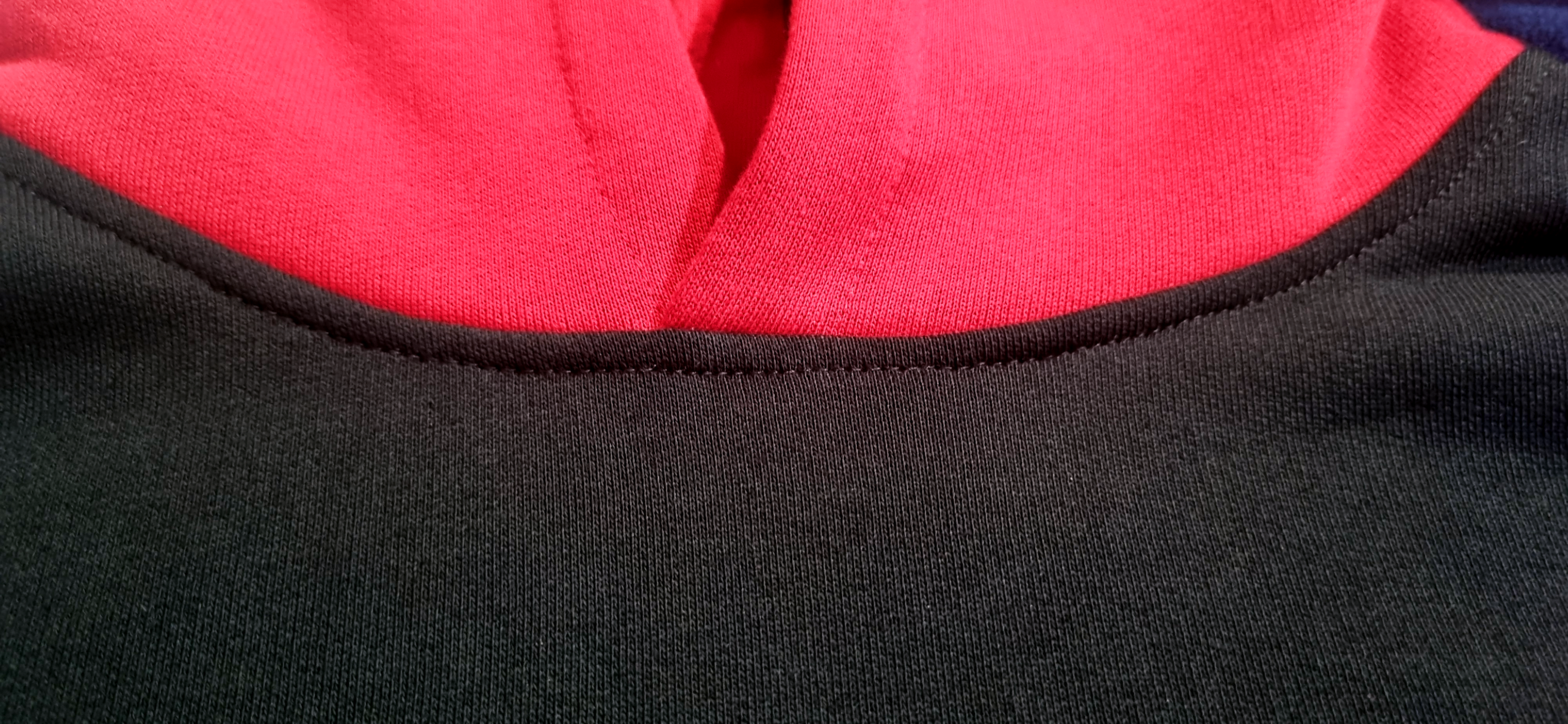 BIG G, double hood hoodie            "MOVE IN SILENCE" series 1       (MIDNIGHT RAGE)