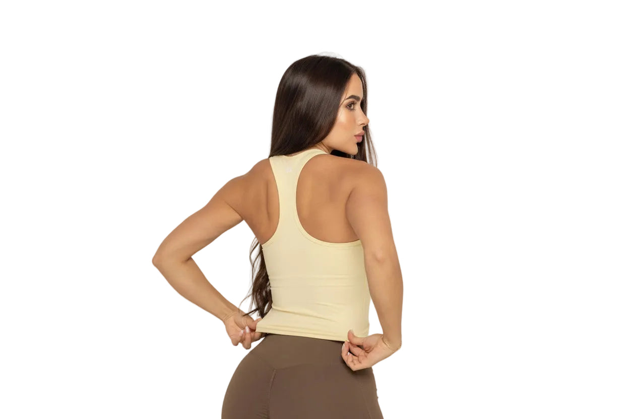 SERENITY  babii racer back singlet (sunshine)