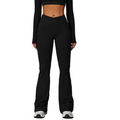 SERENITY Cross over bootleg pants. (DARK NIGHT)