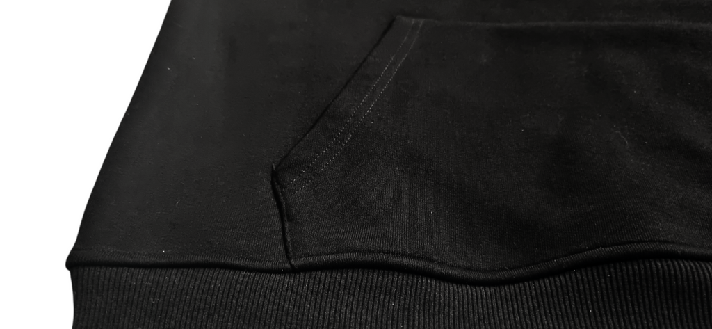 BIG G, double hood hoodie            "MOVE IN SILENCE" series 1       (MIDNIGHT RAGE)