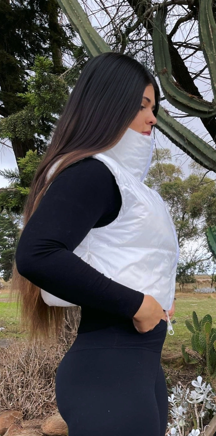 MSC Avenue cropped puffer vest