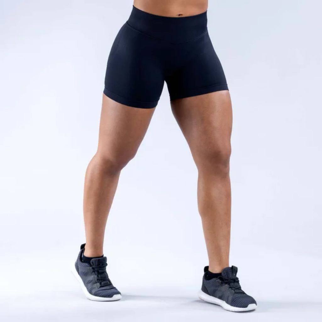 MSC IMIRI CORE V.2 sculpt shorts. (ONYX)white logo.
