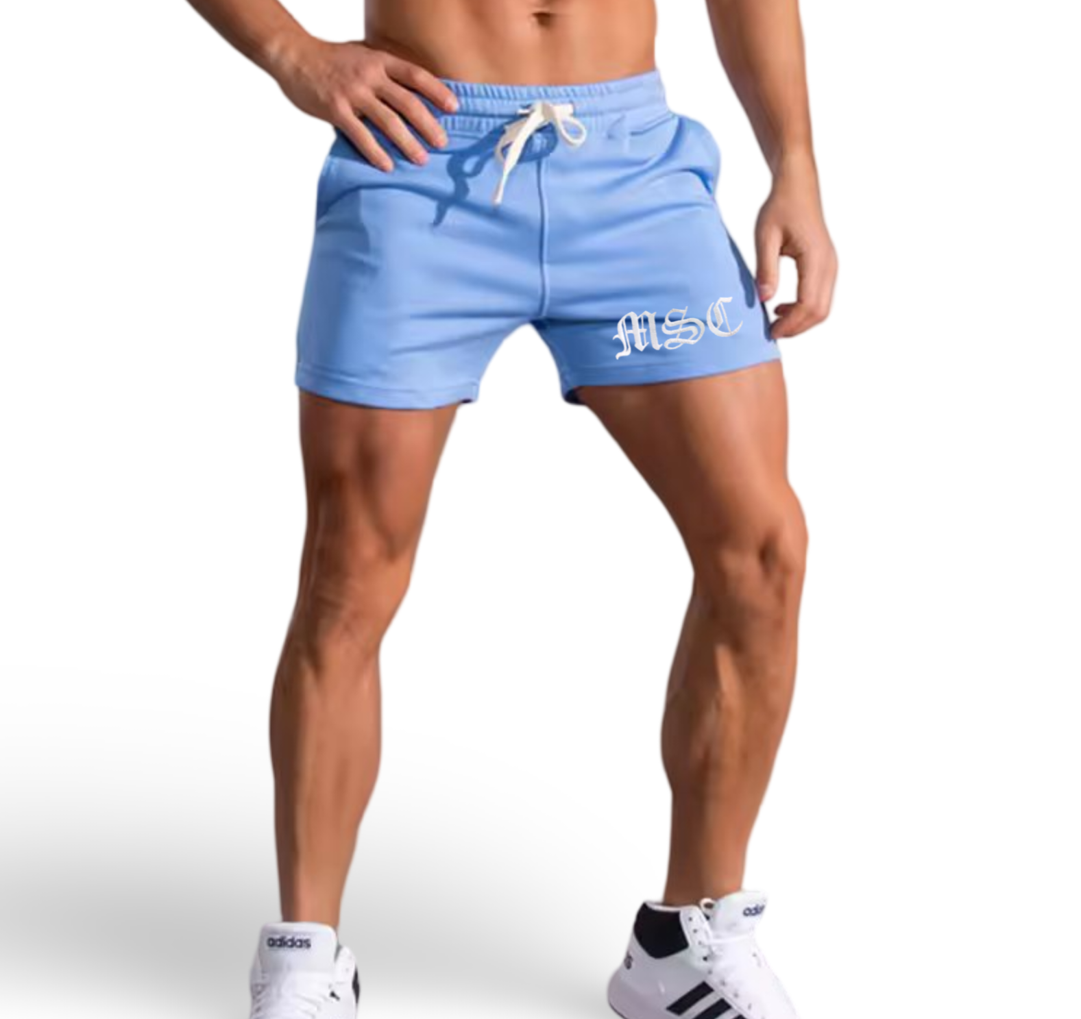 ISACC Cotton shorts ( azira blue )