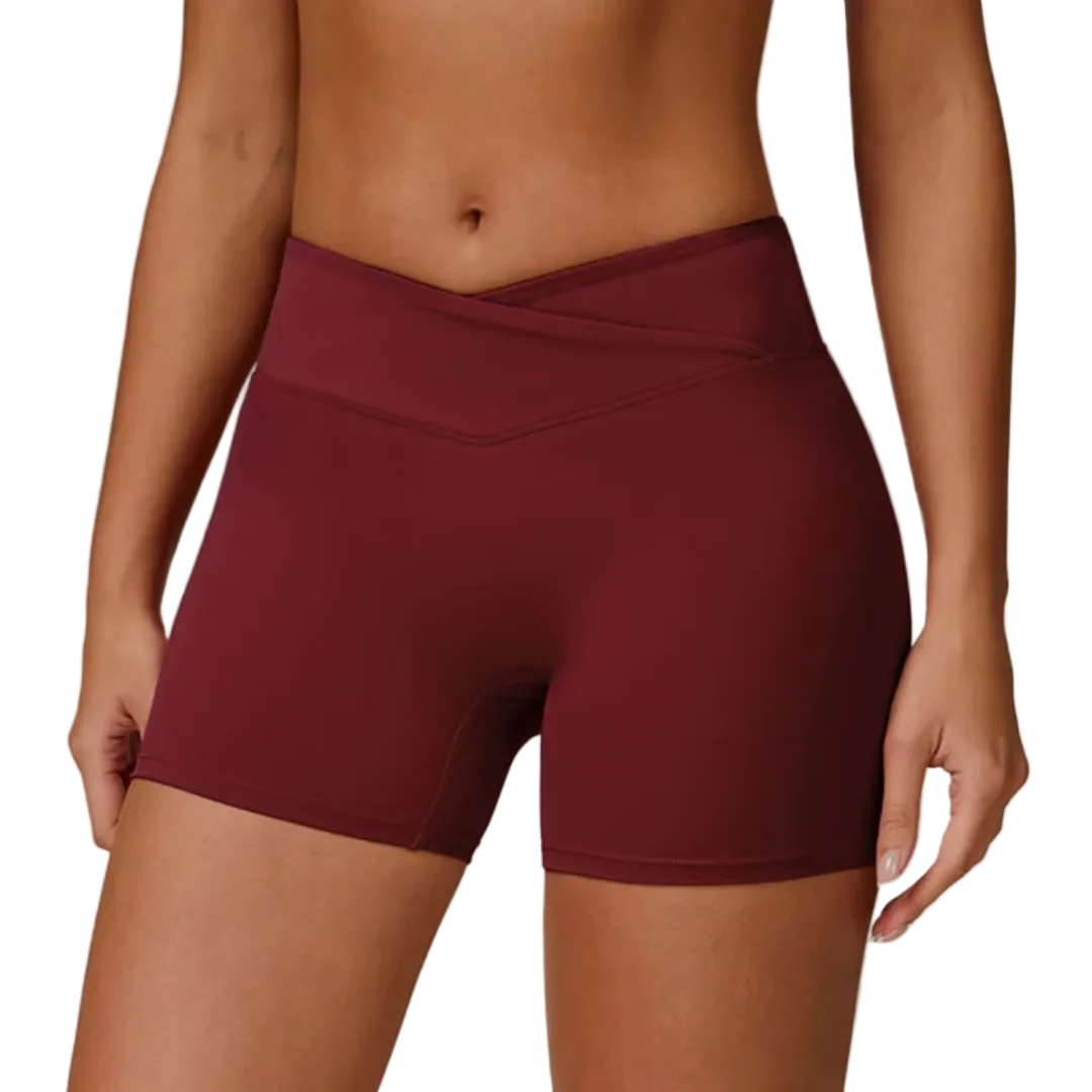 SERENITY Cross over shorts.        (DEEP CHERRY)