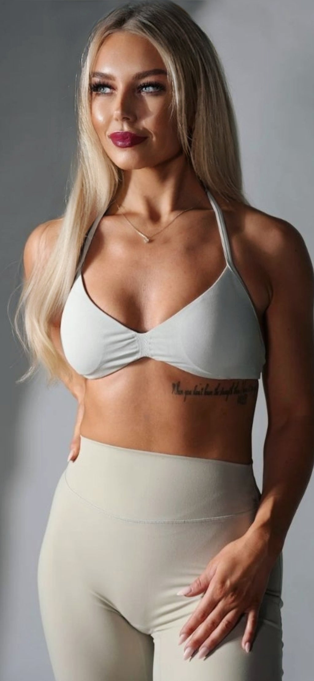 MSC IMIRI CORE sculpt mini crop. (FEATHER GREY)