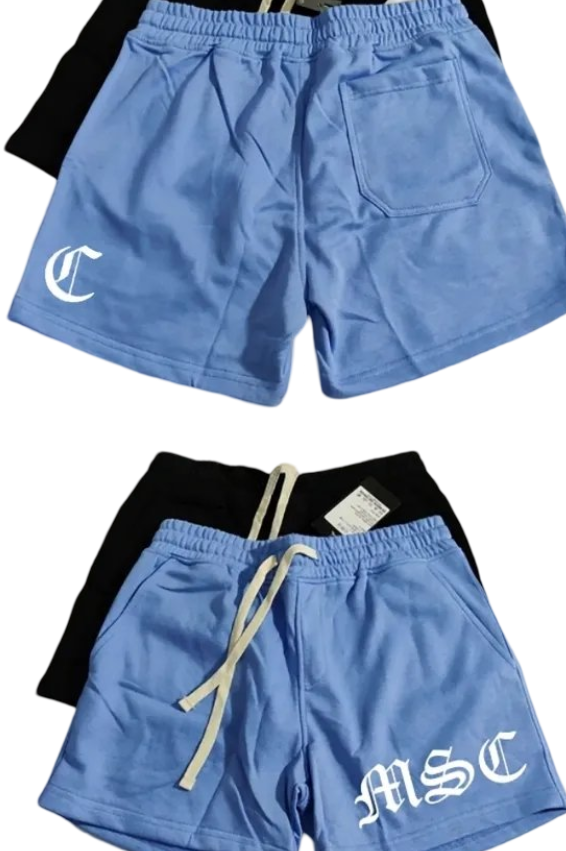 ISACC Cotton shorts ( azira blue )