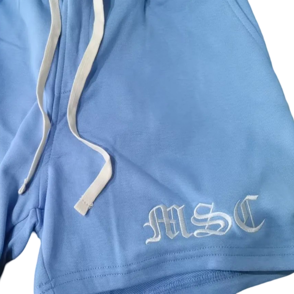 ISACC Cotton shorts ( azira blue )