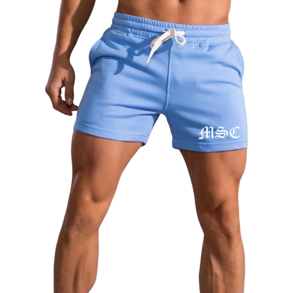 ISACC Cotton shorts ( azira blue )