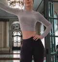 ZARA ribbed long sleeve