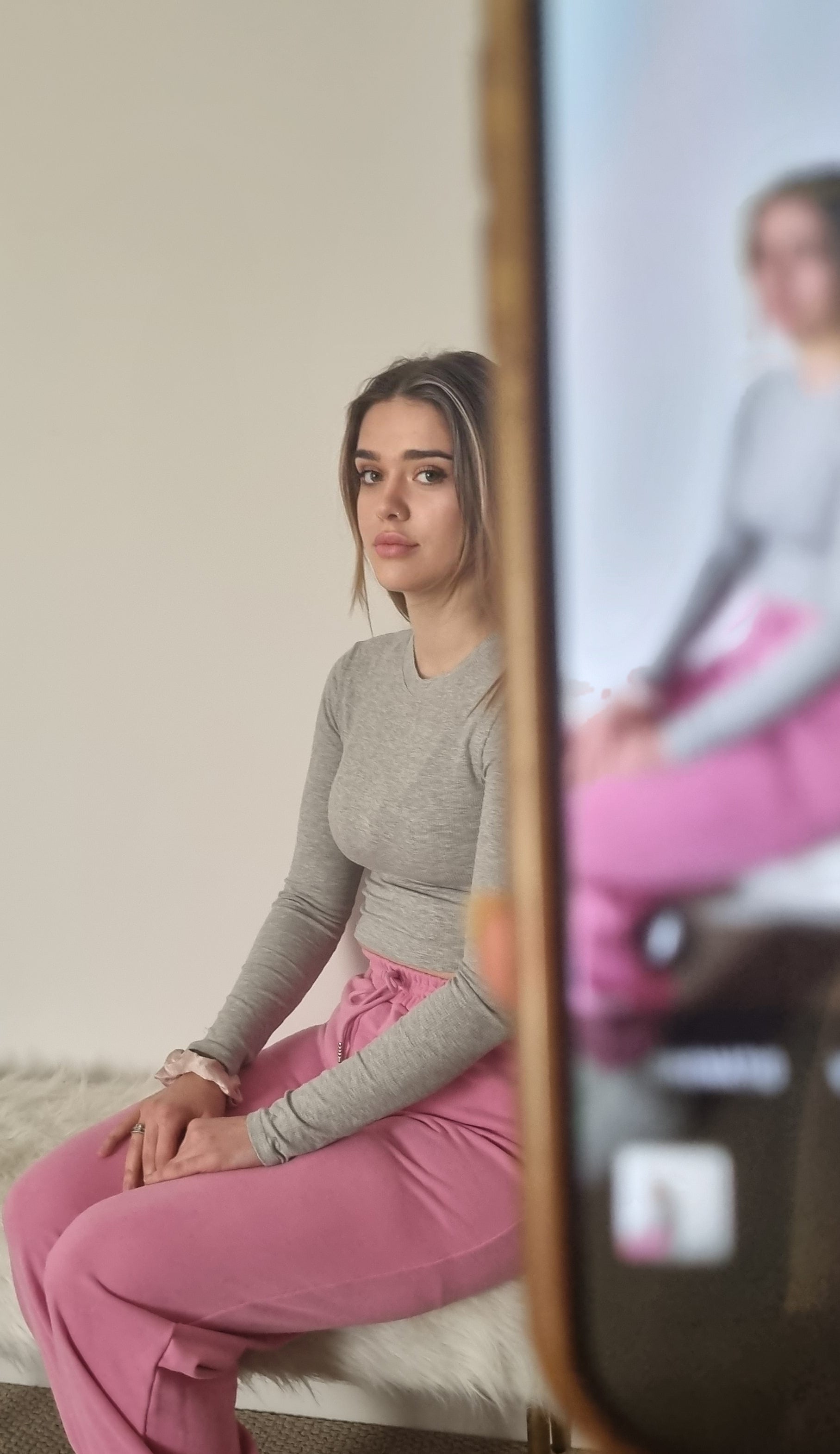 ZARA ribbed long sleeve