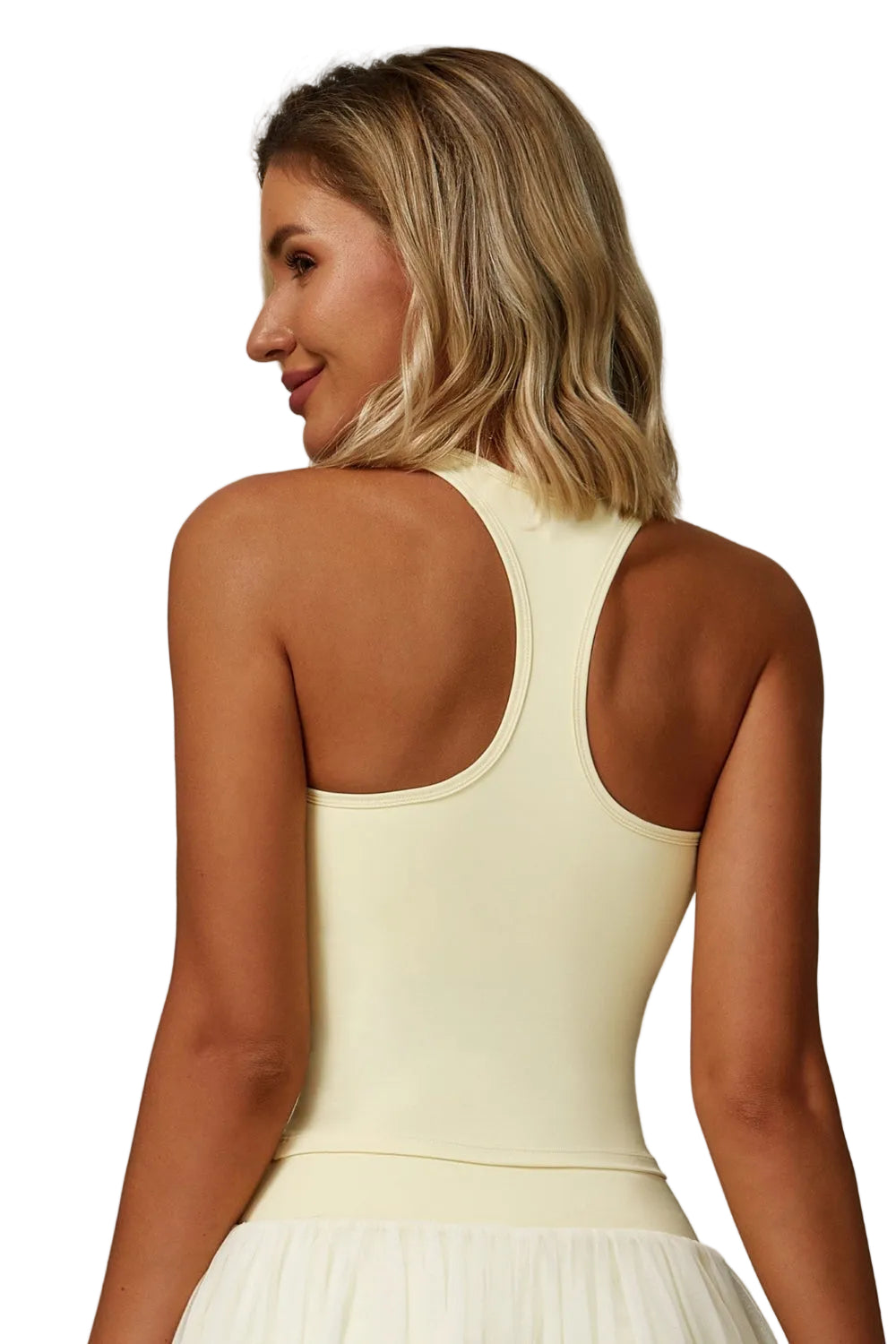 SERENITY  babii racer back singlet (sunshine)